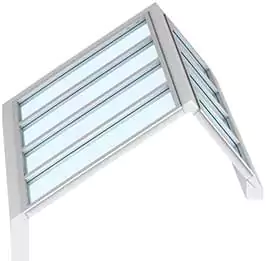 VELUX asymmetrical Ridgelight modular skylight diagram