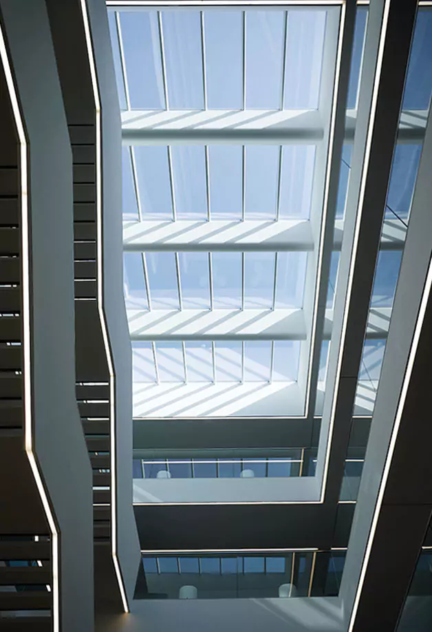 VELUX Atrium modular skylight solution diagram