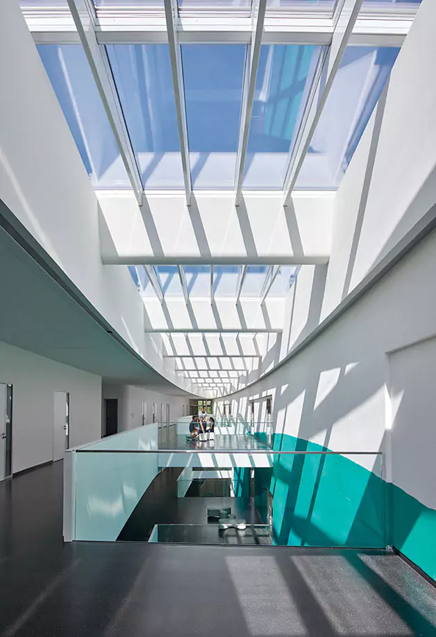 VELUX Atrium modular skylight solution diagram variant