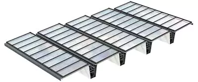 VELUX Atrium Longlight modular skylight diagram