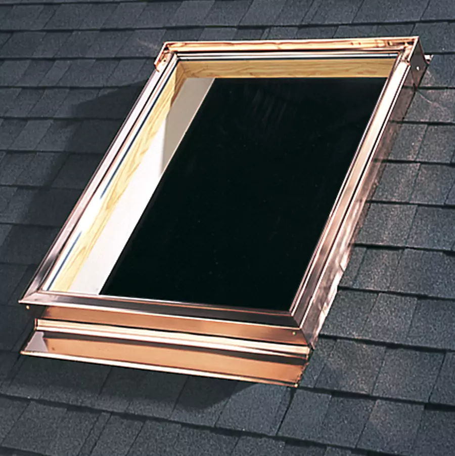 VELUX skylight flashing kit base component detail