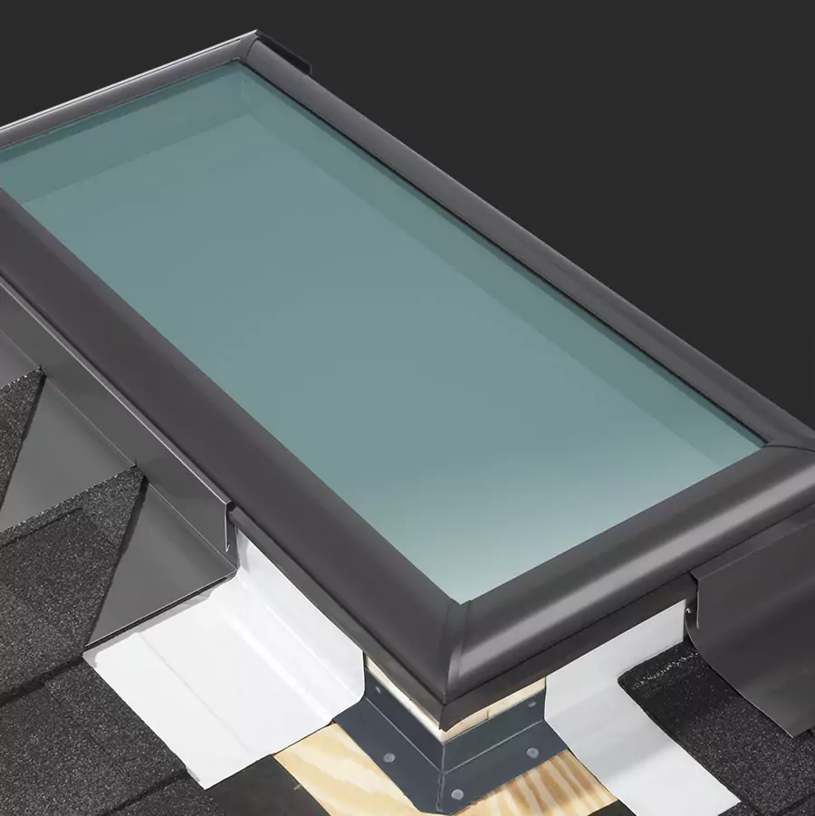 VELUX skylight flashing kit tile roof component detail