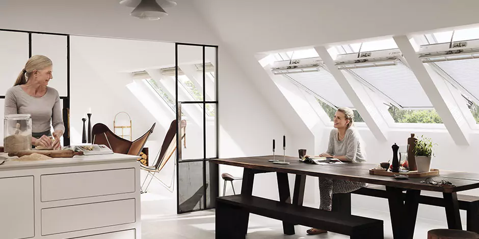 VELUX Integra roof window indoor climate control