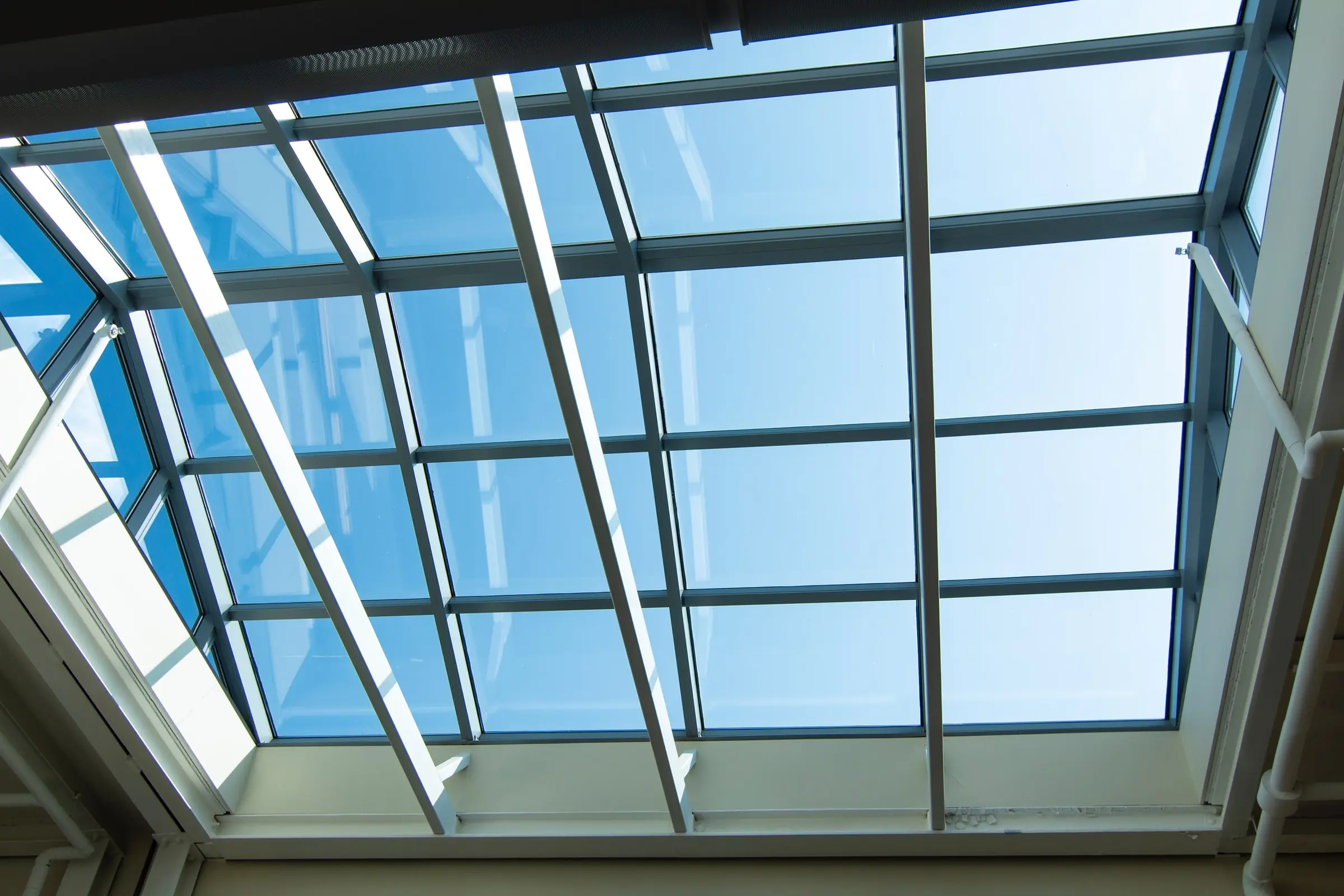 Sun tunnel skylight brightening a Toronto living room