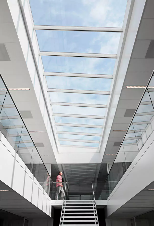 VELUX Longlight modular skylight installation solution diagram