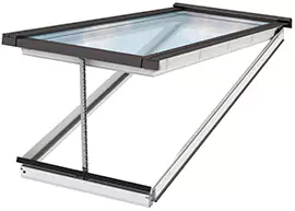 VELUX motorized smoke venting skylight module diagram
