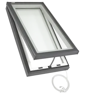VELUX electric fresh air skylight profile diagram