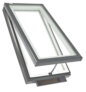 skylight_profile_solar1 VELUX solar powered fresh air skylight profile diagram