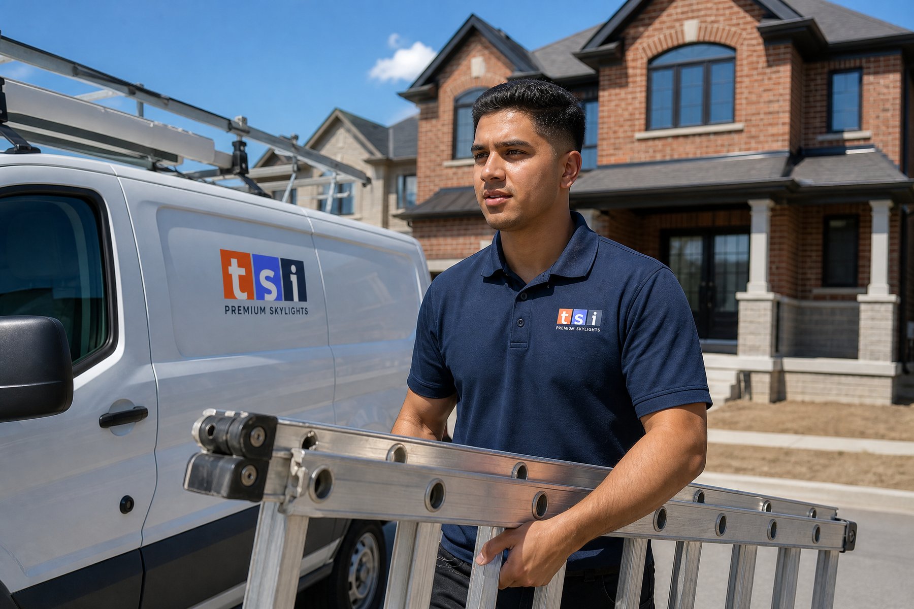 TSI Service Van Brampton toronto skylight installers