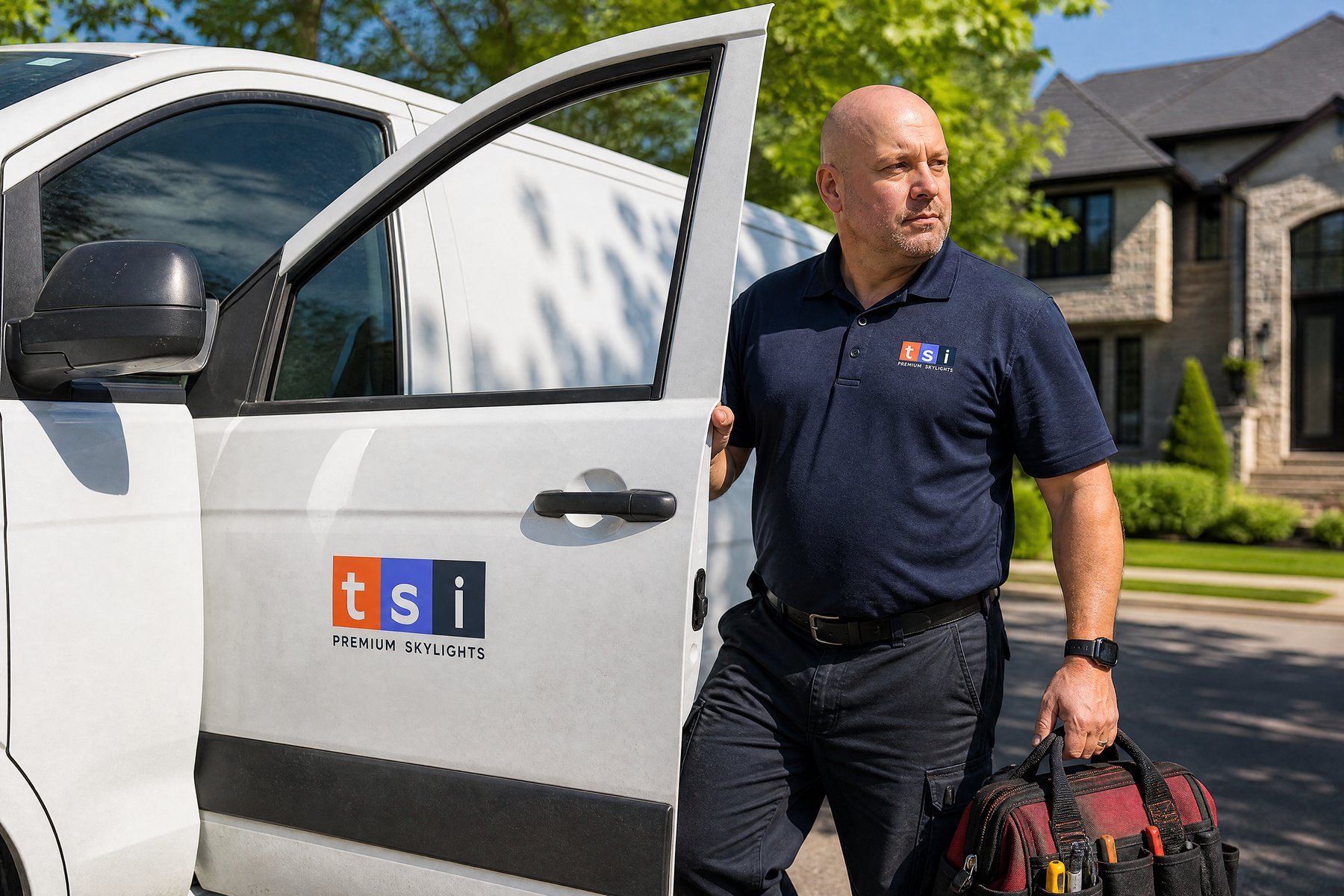 TSI Service Van York Region toronto skylight installers