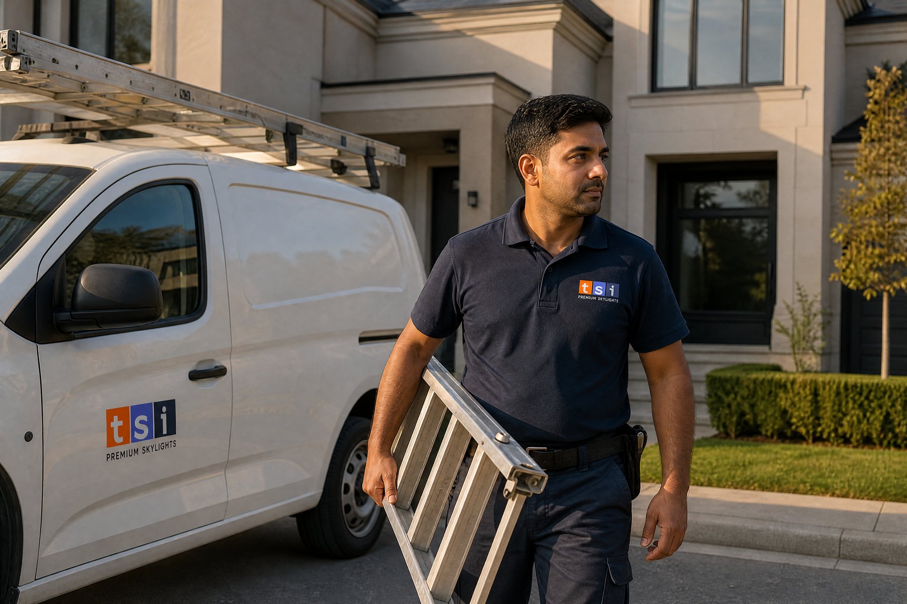 TSI Service Van Vaughan toronto skylight installers