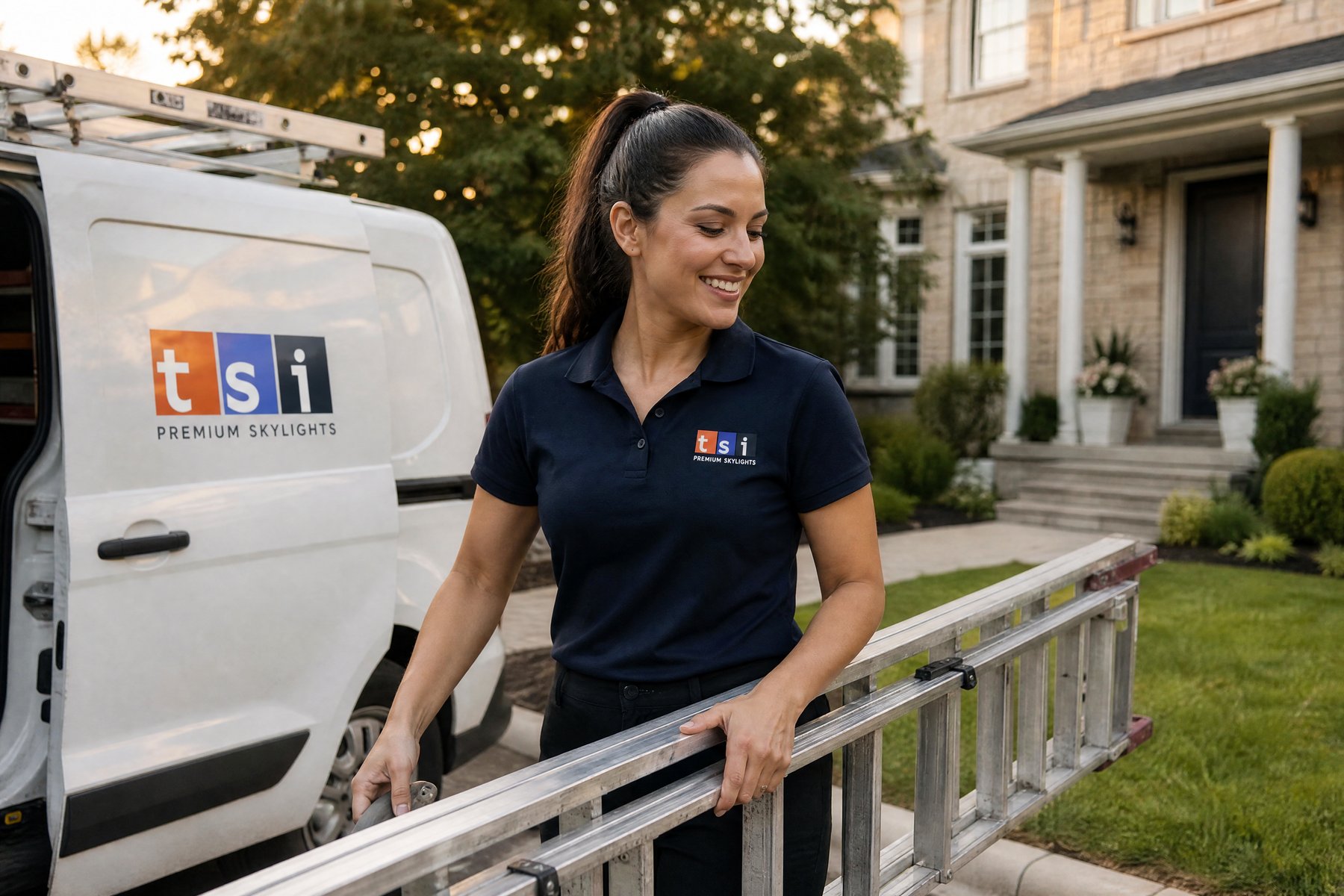 TSI Service Van Aurora toronto skylight installers