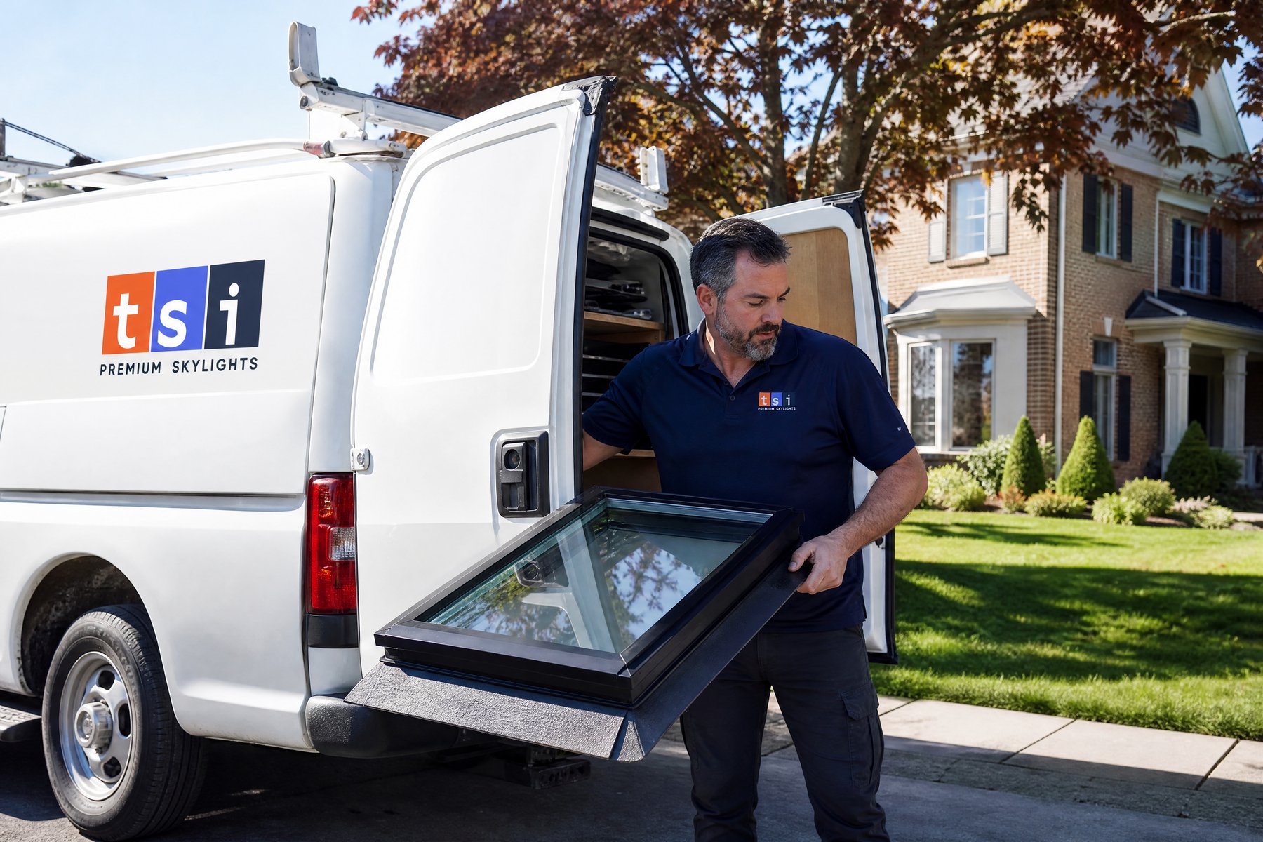 TSI Service Van Newmarket toronto skylight installers