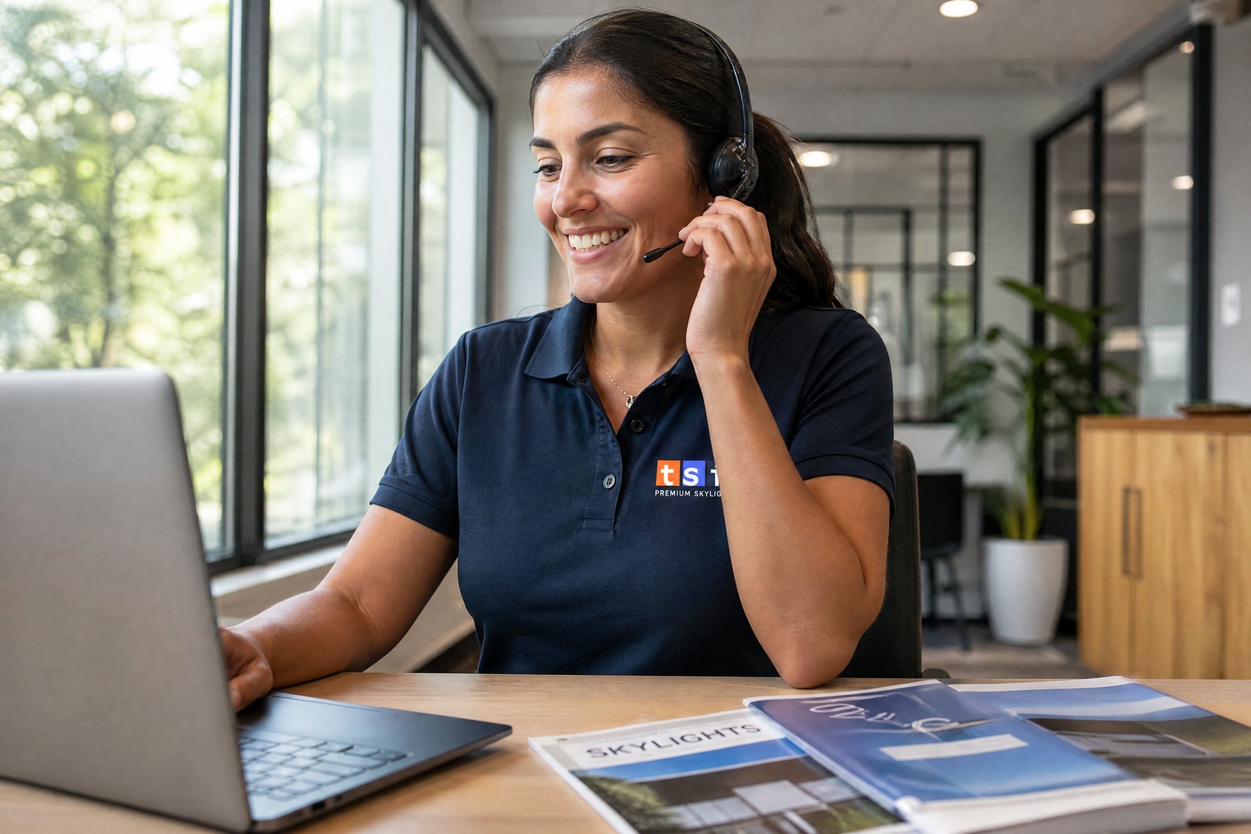 Friendly TSI team member connecting with a customer in Whitchurch-Stouffville