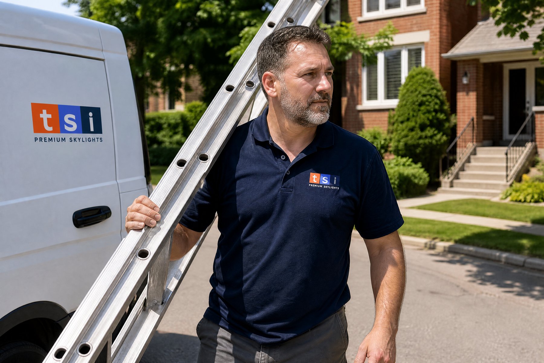 TSI Service Van Etobicoke toronto skylight installers