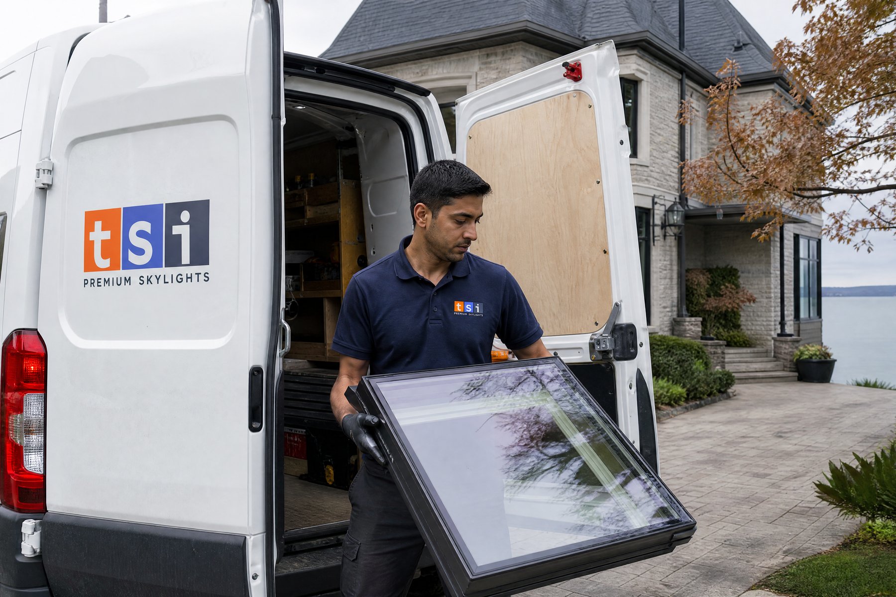 TSI Service Van Oakville toronto skylight installers