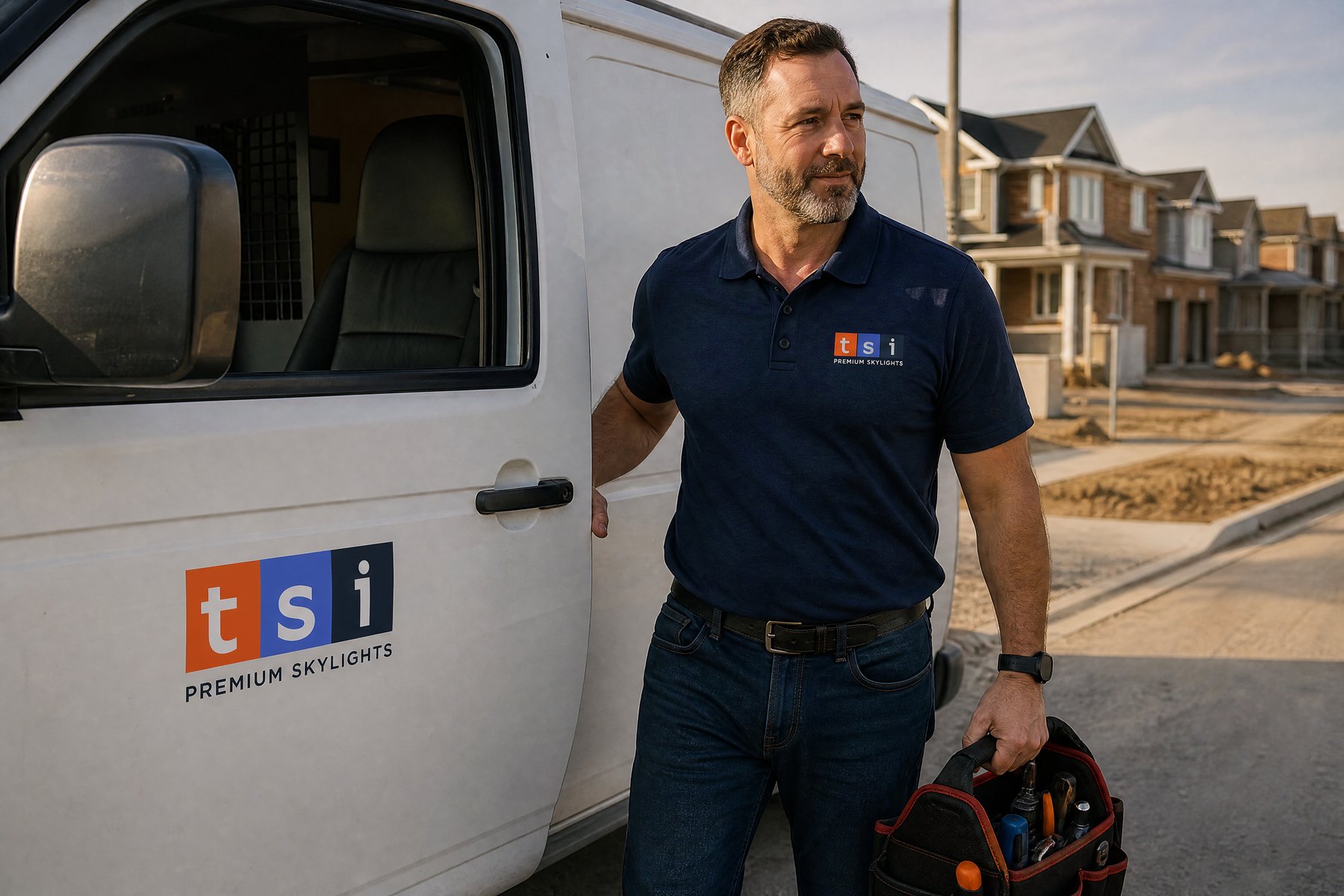TSI Service Van Durham Region toronto skylight installers