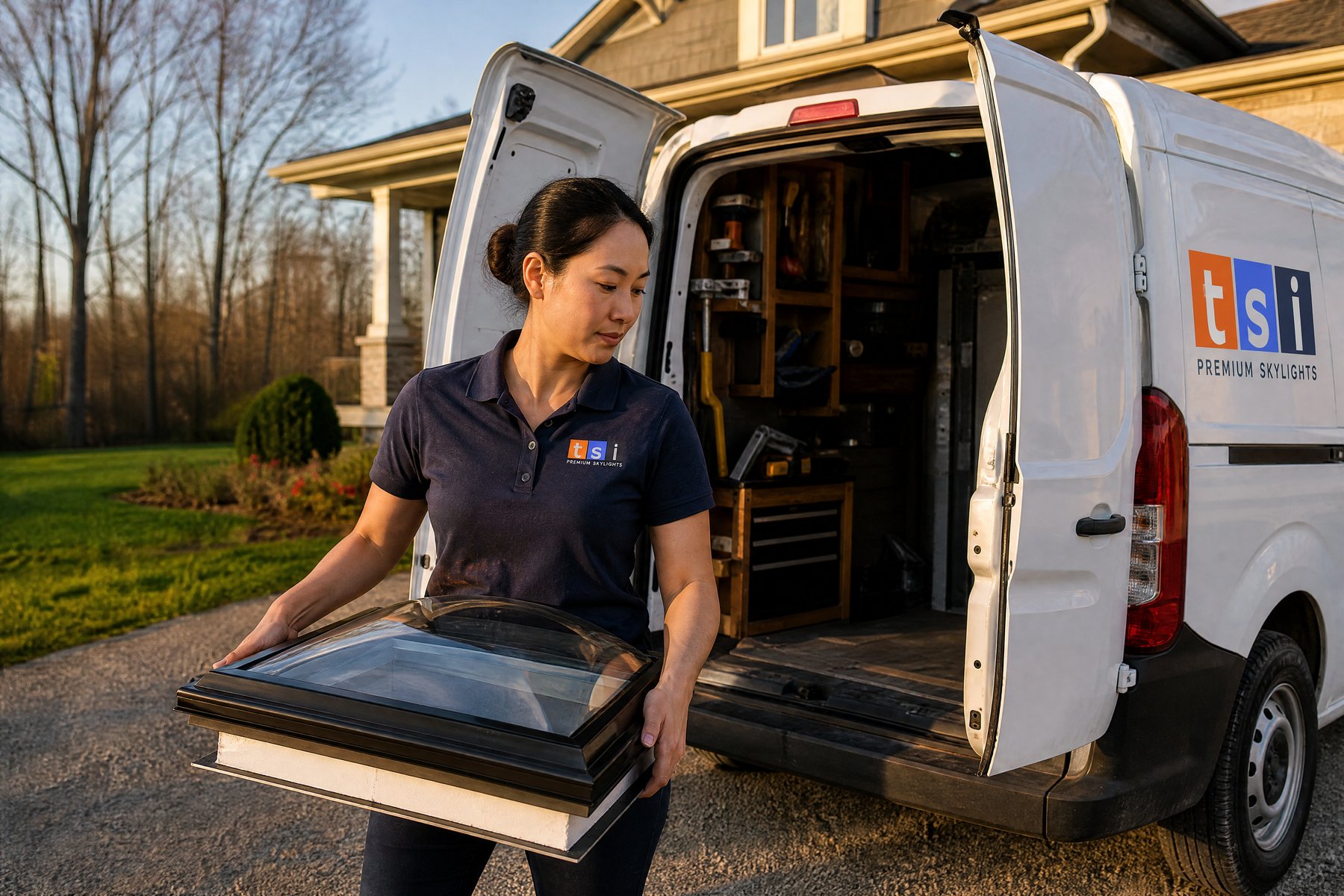 TSI Service Van Clarington toronto skylight installers