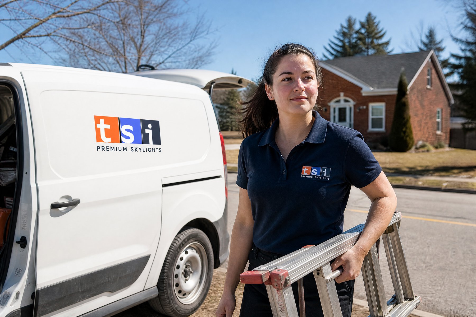 TSI Service Van Brock toronto skylight installers