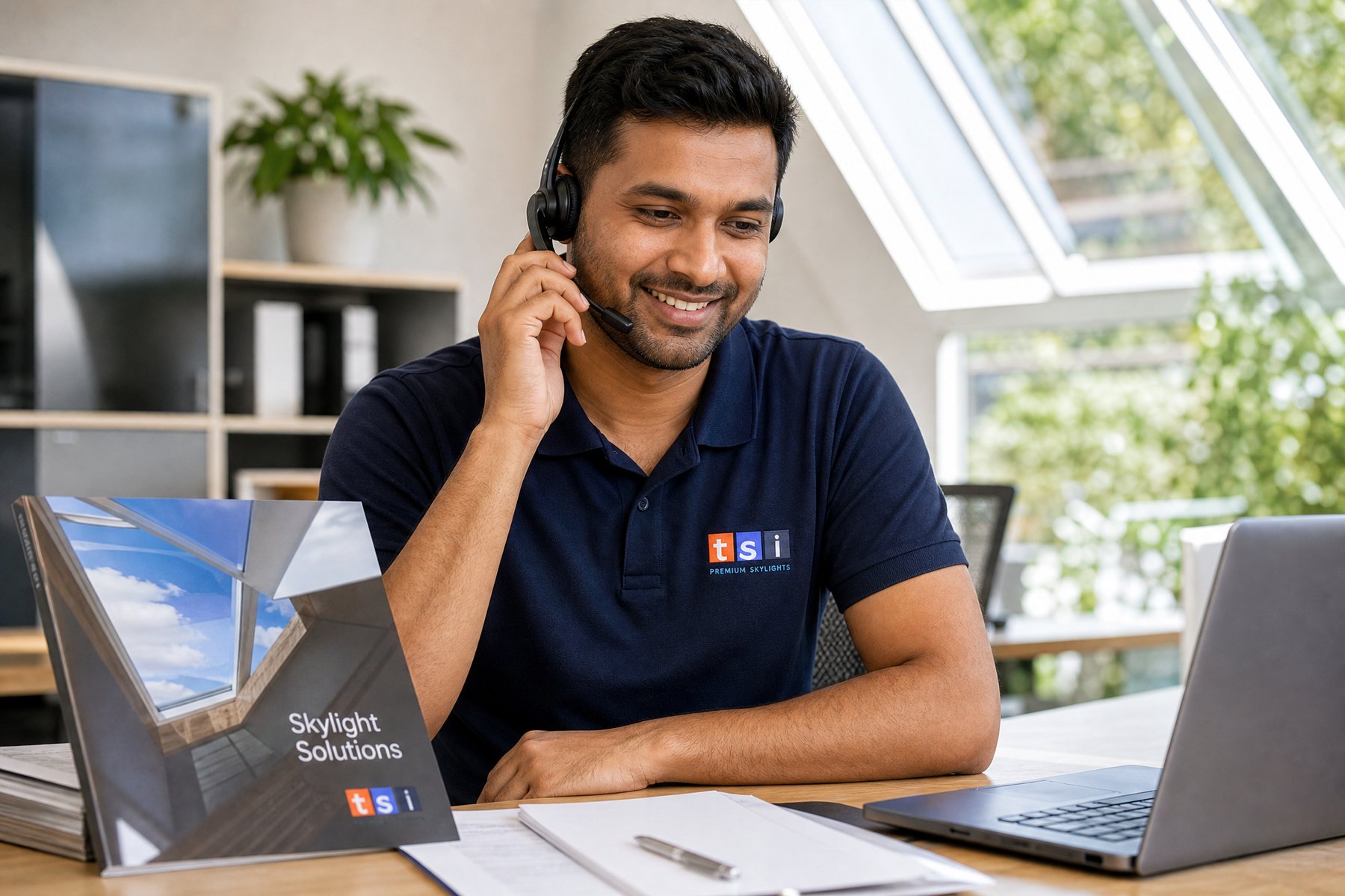 Friendly TSI team member connecting with a customer in Scugog
